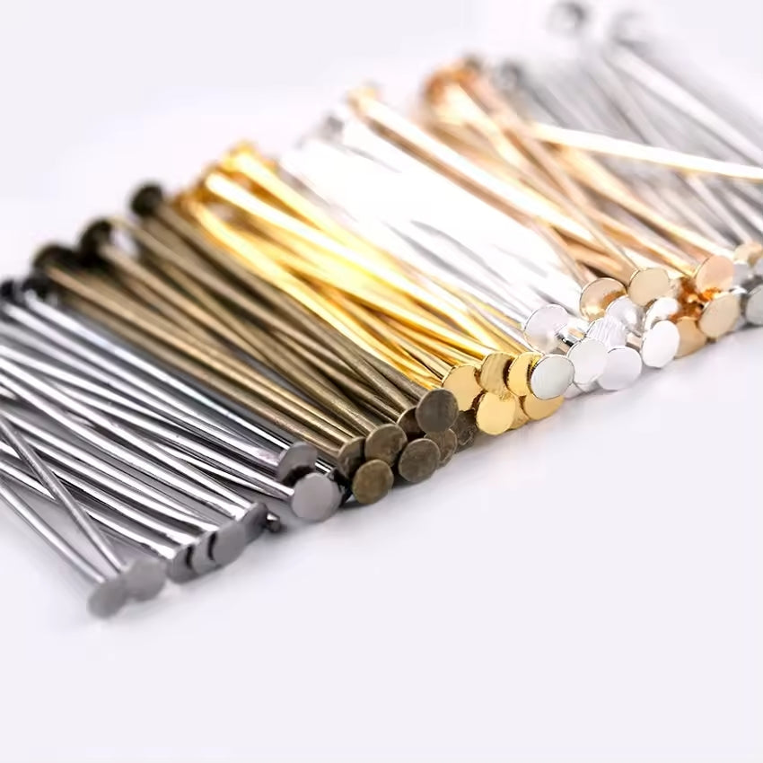 Épingles à tête plate pour bijoux